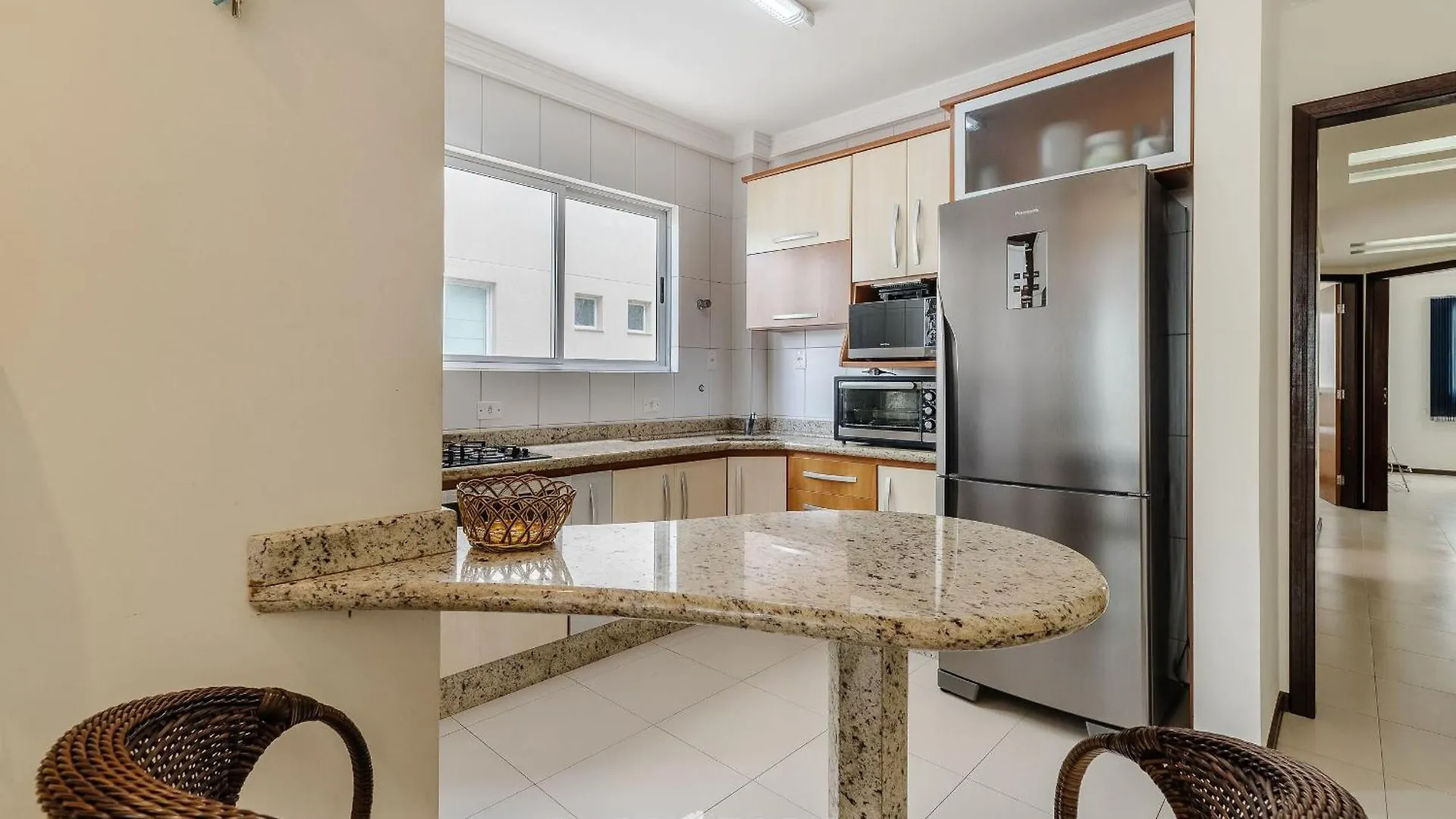 Апартаменты Apto Vista Mar C/ Churrasq. A 50M Da Praia Att0602 Итапема